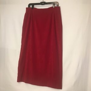 Velvet Skirt Briggs New York Rear Spl…